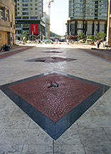 彩色壓模混凝土