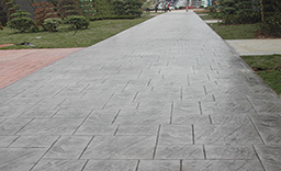 彩色壓模混凝土