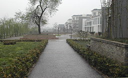 彩色壓模混凝土